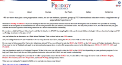 Desktop Screenshot of prodigyacademics.com